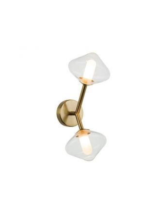 Zambelis Lights Επίτοιχο Φωτιστικό LED 2xG9 Χρυσό Ματ
