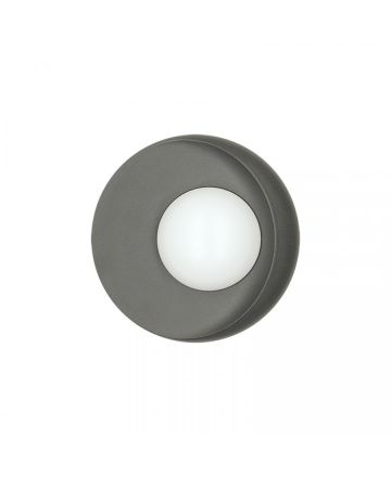 Zambelis Lights Επίτοιχο Φωτιστικό LED 6W 3000K Γραφίτης Αλουμίνιο IP54