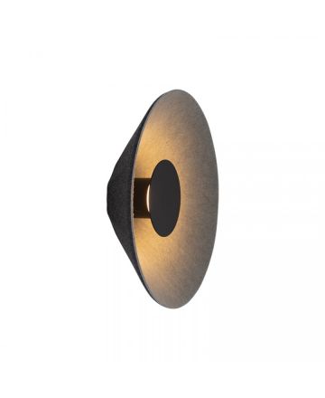 Zambelis Lights Επίτοιχο Φωτιστικό LED 6W Ηχοαπορροφητικό Μαύρο-Σκούρο Γκρι 50cm