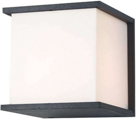 Zambelis Lights Επίτοιχη Απλίκα E27 E127 Γραφίτη IP54