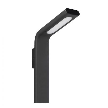 Zambelis Lights Επίτοιχη Απλίκα LED 10W Αλουμινίου Γραφίτη IP54 E205