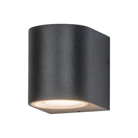 Zambelis Lights Επίτοιχη Απλίκα LED GU10 Γραφίτη E121 IP54