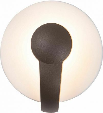 Zambelis Lights Επίτοιχη Απλίκα LED 12W Σκούρο Καφέ IP65 E271