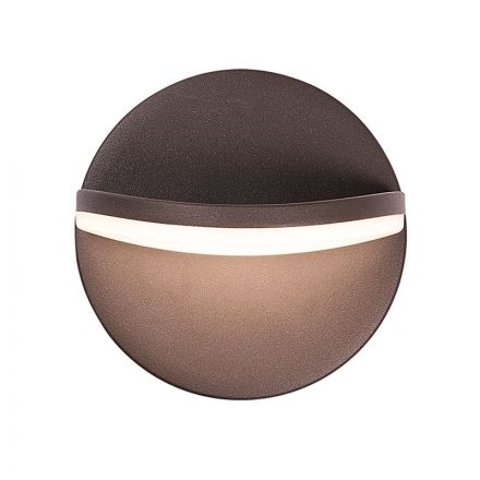 Zambelis Lights Επίτοιχη Απλίκα LED 16W Σκούρο Καφέ IP65 E267
