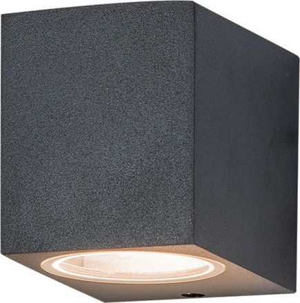Zambelis Lights Επίτοιχη Απλίκα LED GU10 Γραφίτη E123 IP54