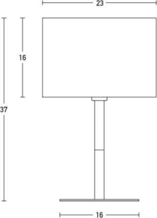 Επιτραπέζιο Φωτιστικό Ε14 Ξύλινο/Μεταλλικό