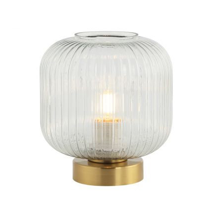 Zambelis Lights Επιτραπέζιο Φωτιστικό E27 Μεταλλικό Brushed Brass
