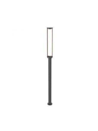 Zambelis Lights Φωτιστικό Κολώνα LED 17W 3000K 1488Lm Γραφίτης IP65 220cm