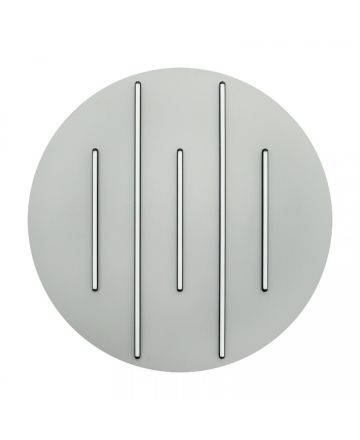 Zambelis Lights Φωτιστικό Οροφής LED 52W 3000K Γκρι - Μαύρο