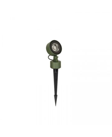 Zambelis Lights Καρφωτό Spot Κήπου LED 25W 3000K Πράσινο Αλουμίνιο IP65