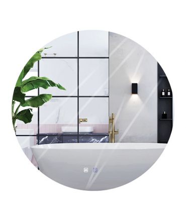 Zambelis Lights Καθρέφτης με Οπίσθιο Φωτισμό LED 36W IP54 Ø80x3.5cm