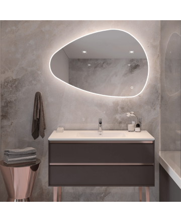 Zambelis Lights Καθρέπτης Με LED Φως 18W Με Διακόπτη Αφής IP44