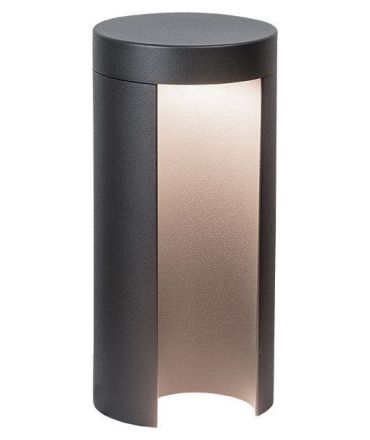 Zambelis Lights Κολωνάκι LED 12W Αλουμινίου Γραφίτη IP54 E133