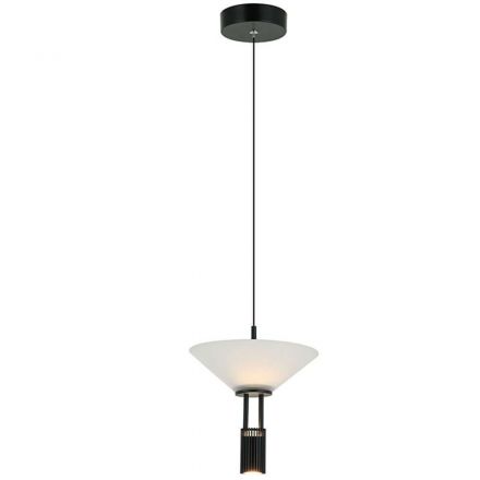 Κρεμαστό Φωτιστικό LED 10W 3000K 780Lm Μαύρο Ματ Dimmable