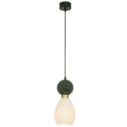 Κρεμαστό Φωτιστικό LED 1xE14 Μάρμαρο Πράσινο 14cm