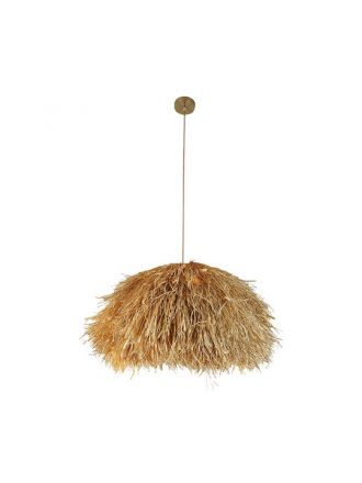 Κρεμαστό Φωτιστικό LED 1xE27 Raffia-Χρυσό Ματ