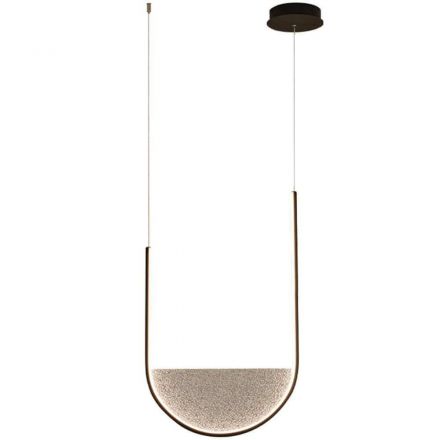 Κρεμαστό Φωτιστικό LED 20W 1715Lm Μαύρο Ματ Dimmable