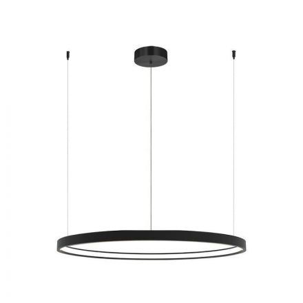 Κρεμαστό Φωτιστικό LED 28W 3000K 1959Lm Μαύρο Ματ