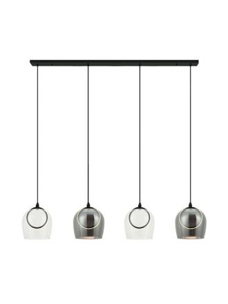 Zambelis Lights Κρεμαστό Φωτιστικό LED 4x6W 3000K 2276Lm Γυαλί