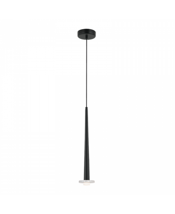 Κρεμαστό Φωτιστικό LED 6W 3000Κ Μέταλλο-Μάρμαρο Μαύρο