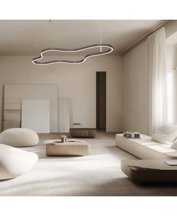 Κρεμαστό Φωτιστικό LED 95W 3000K TRIAC Καφέ