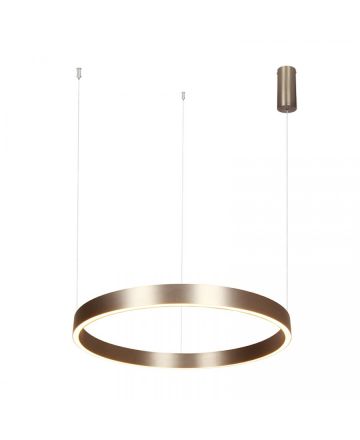 Κρεμαστό Φωτιστικό Up-Down LED 59W 3000K TRIAC Καφέ