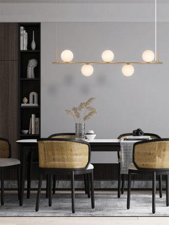 Zambelis Lights Κρεμαστό Φωτιστικό Μοντέρνο 5xE14 Πολύφωτο Χρυσό Ματ