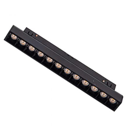 Zambelis Lights Μαγνητικό Φωτιστικό Ράγας LED 8W 2700K 675Lm DALI Μαύρο