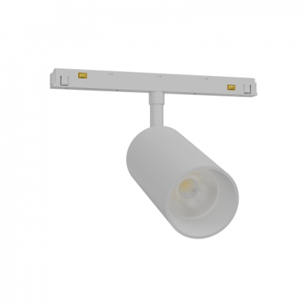 Zambelis Lights Μαγνητικό Σποτ Ράγας LED 7W 4000K 48V Magnetic Dimmable Λευκό