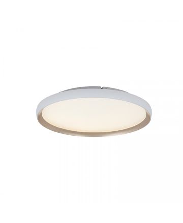 Zambelis Lights Πλαφονιέρα LED 20W CCT TRIAC Λευκό-Χρυσό Αλουμίνιο