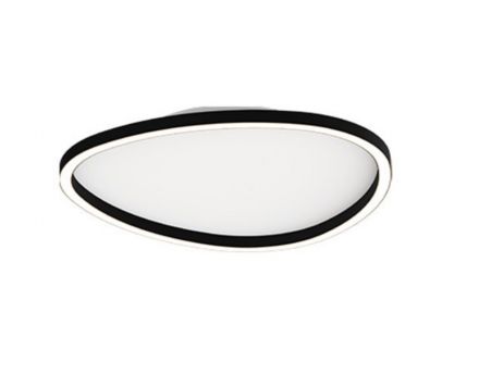 Zambelis Lights Πλαφονιέρα LED 29W 3000K 1942Lm Μαύρο