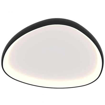 Zambelis Lights Πλαφονιέρα LED 32W 3000K 2541Lm Μαύρο Ματ
