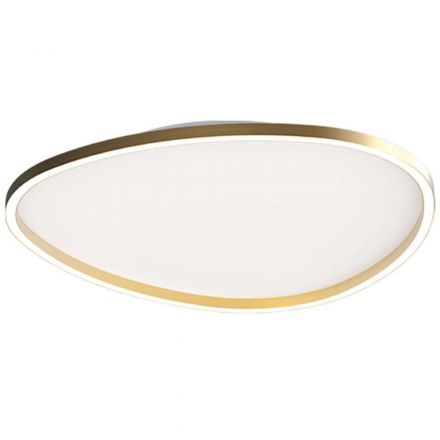 Zambelis Lights Πλαφονιέρα LED 39W 3000K 2602Lm Χρυσό Ματ