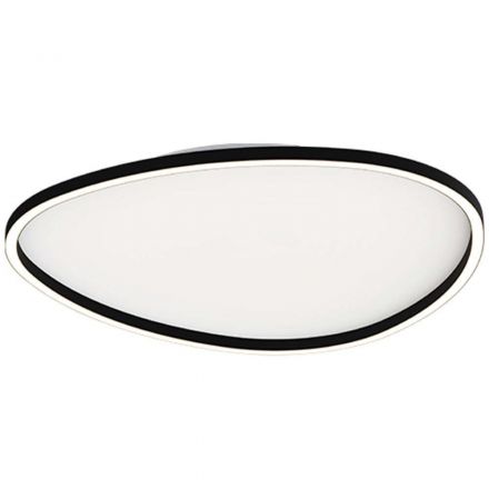 Zambelis Lights Πλαφονιέρα LED 39W 3000K 2602Lm Μαύρο