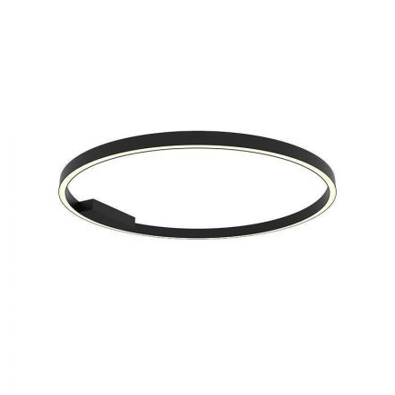 Zambelis Lights Πλαφονιέρα LED 50W 3000K 2956Lm Dimmable Μαύρο Ματ