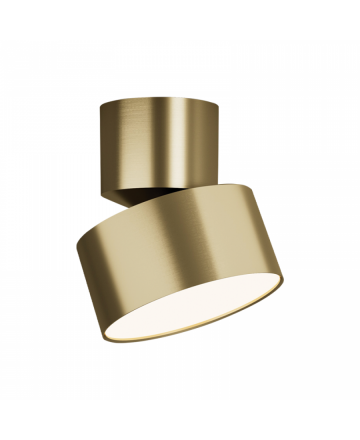 Zambelis Lights Spot Οροφής LED 10W 3000K Κινούμενο Χρυσό Ματ