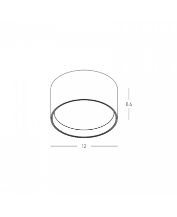 Zambelis Lights Spot Οροφής LED 12W CCT DALI Χρυσό IP44
