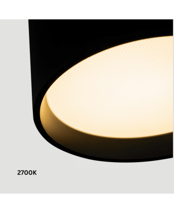 Spot Οροφής LED 12W 3CCT DALI Μαύρο IP44