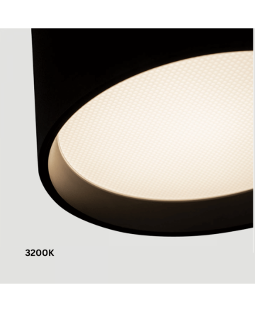 Spot Οροφής LED 12W 3CCT DALI Μαύρο IP44