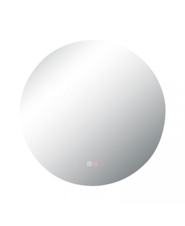 Zambelis Lights Στρογγυλός Καθρέπτης Με LED Φως Backlight 15W Με Διακόπτες Αφής IP44