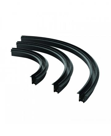 Zambelis Lights Trimless Μαγνητική Ράγα Κυρτή 48V D:900mm Μαύρη