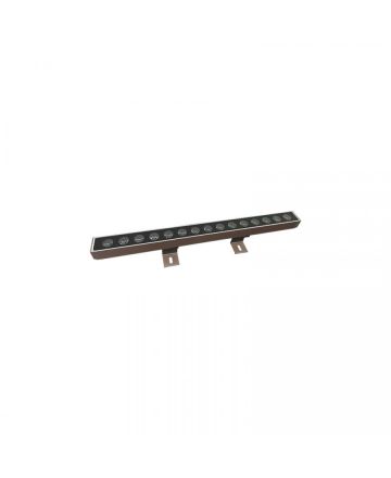 Zambelis Lights Wall Washer 18W 24V 2700K Σκούρο Καφέ Αλουμίνιο IP65