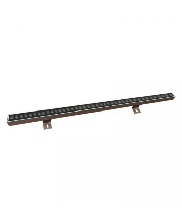 Zambelis Lights Wall Washer 36W 24V 2700K Σκούρο Καφέ Αλουμίνιο IP65