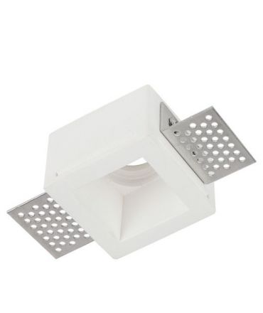 Zambelis Lights Χωνευτό Σποτ GU10 Γύψινο Λευκό S047