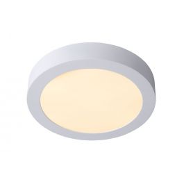 Lucide BRICE-LED Einbaustrahler – 15W, 3000K Warmweiß, Dimmbar, IP40, Weiß (16,8 X 16,8 Cm)